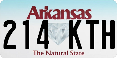 AR license plate 214KTH