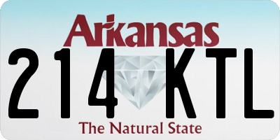 AR license plate 214KTL