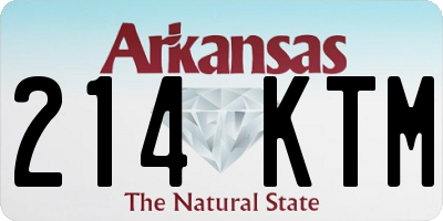 AR license plate 214KTM