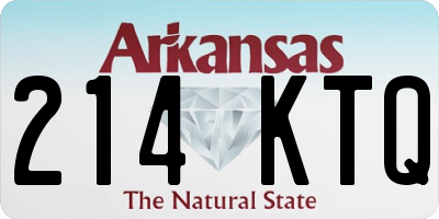 AR license plate 214KTQ