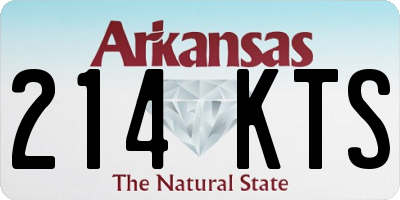 AR license plate 214KTS