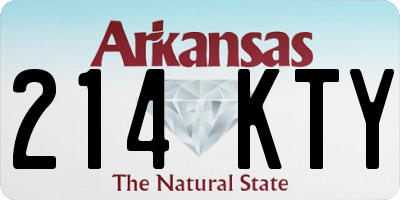 AR license plate 214KTY