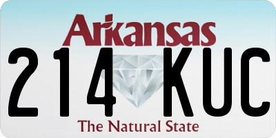 AR license plate 214KUC