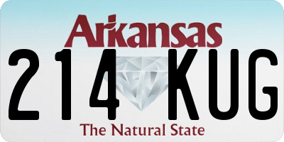 AR license plate 214KUG