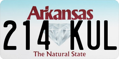 AR license plate 214KUL