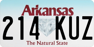 AR license plate 214KUZ