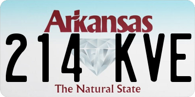 AR license plate 214KVE