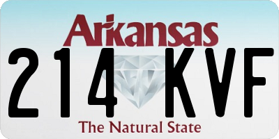 AR license plate 214KVF