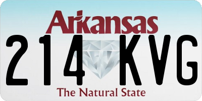 AR license plate 214KVG