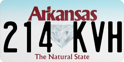 AR license plate 214KVH