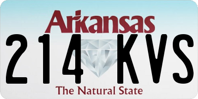 AR license plate 214KVS