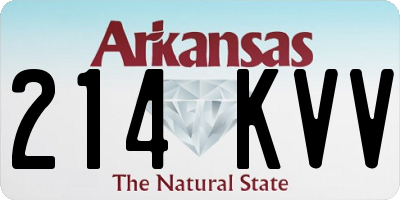 AR license plate 214KVV