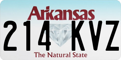 AR license plate 214KVZ