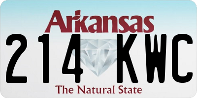 AR license plate 214KWC