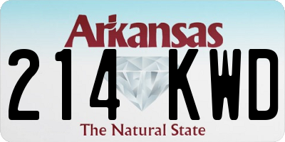 AR license plate 214KWD
