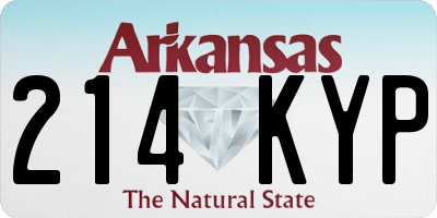 AR license plate 214KYP