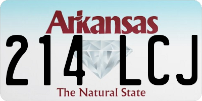AR license plate 214LCJ