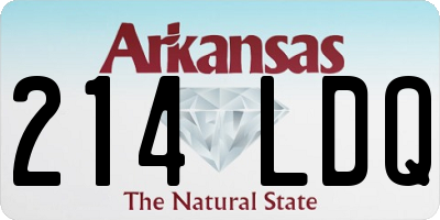 AR license plate 214LDQ