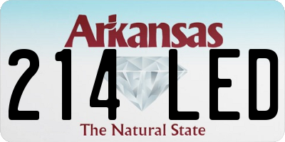 AR license plate 214LED