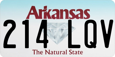 AR license plate 214LQV