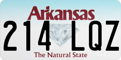 AR license plate 214LQZ