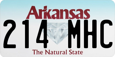AR license plate 214MHC