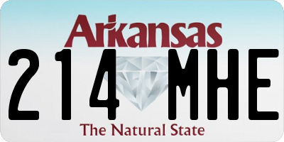 AR license plate 214MHE
