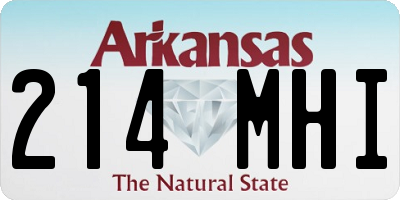 AR license plate 214MHI