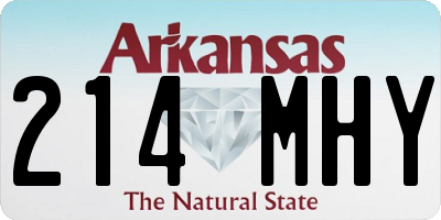 AR license plate 214MHY