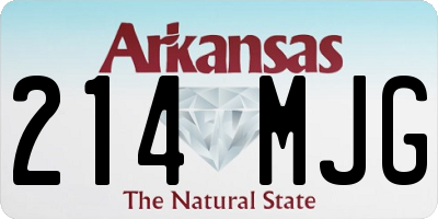 AR license plate 214MJG