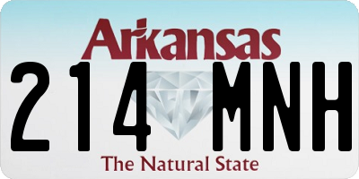 AR license plate 214MNH