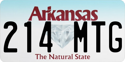 AR license plate 214MTG