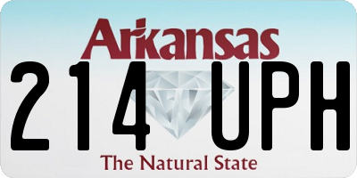 AR license plate 214UPH