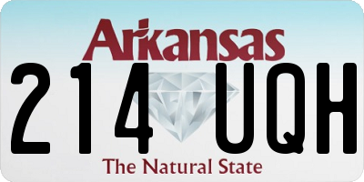 AR license plate 214UQH