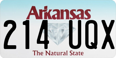 AR license plate 214UQX