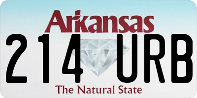 AR license plate 214URB