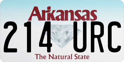 AR license plate 214URC
