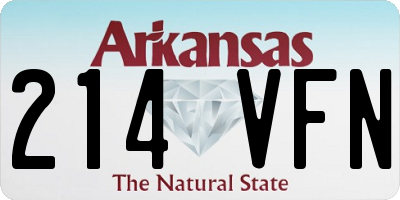 AR license plate 214VFN