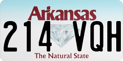 AR license plate 214VQH