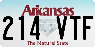 AR license plate 214VTF