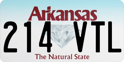 AR license plate 214VTL