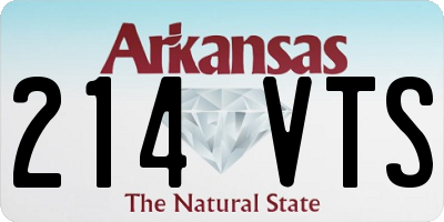 AR license plate 214VTS