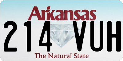 AR license plate 214VUH