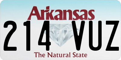AR license plate 214VUZ