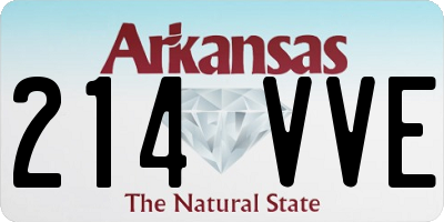 AR license plate 214VVE