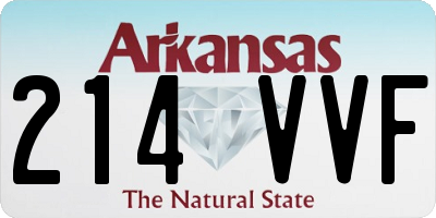 AR license plate 214VVF