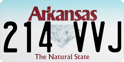 AR license plate 214VVJ