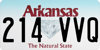 AR license plate 214VVQ