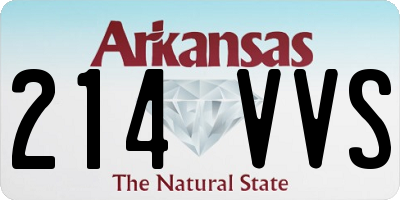 AR license plate 214VVS