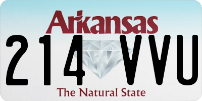 AR license plate 214VVU